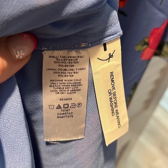 Ann Taylor floral flounce shift dress - Picture 5 of 6